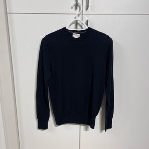 Spier & Mackay XS Navy Merino Wool Crewneck Sweater